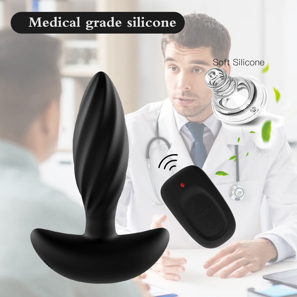 Plug anal vibrant avec t&eacute;l&eacute;commande sans fil