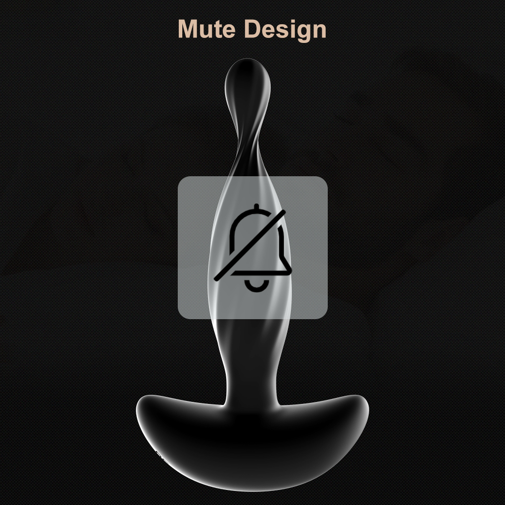 Plug anal vibrant t&eacute;l&eacute;command&eacute; &ndash; Conception en spirale