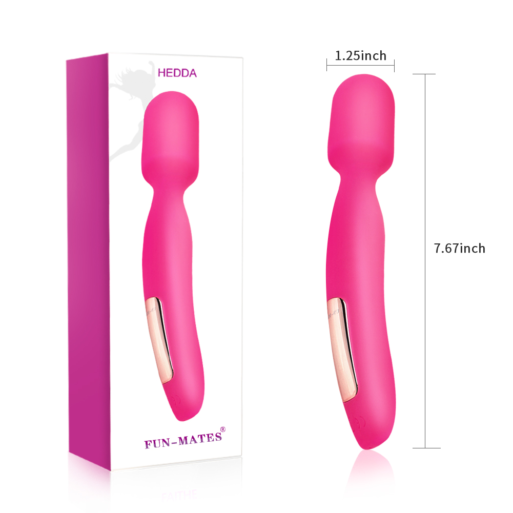Masseur &agrave; baguette en silicone rechargeable
