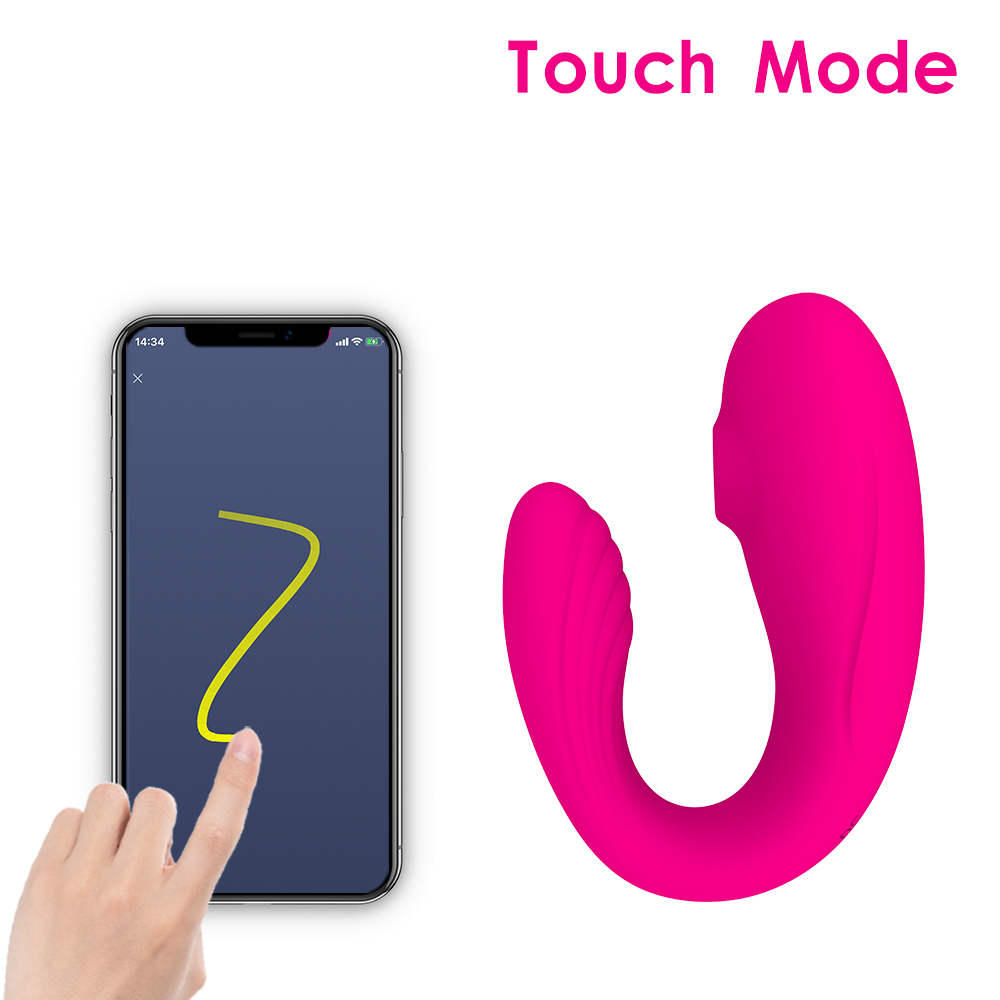 Vibromasseur couple portable avec succion