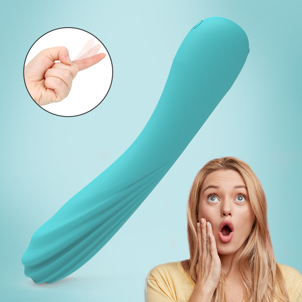 Vibromasseur point G en silicone souple pour femme