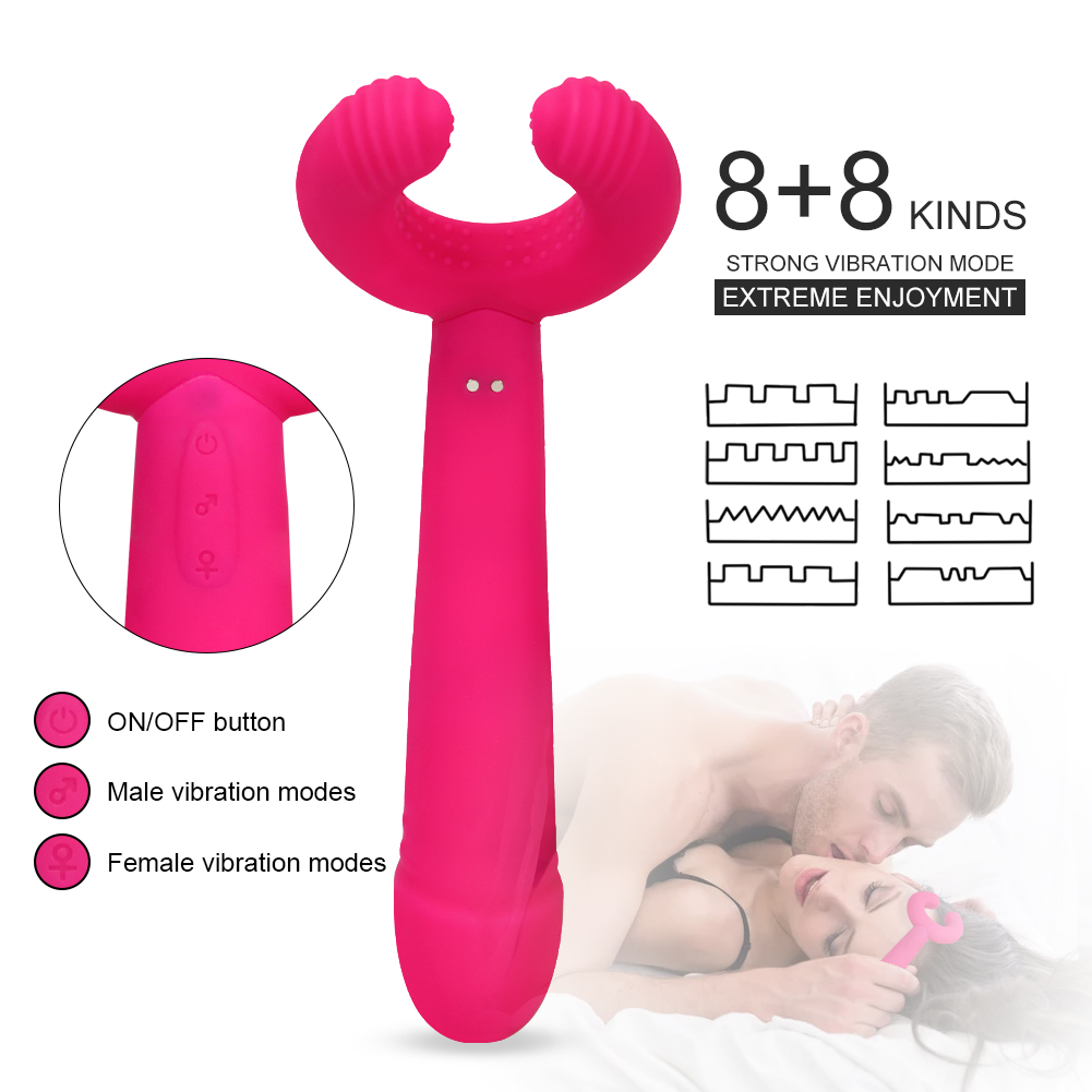 Masseur vibrant rechargeable en silicone