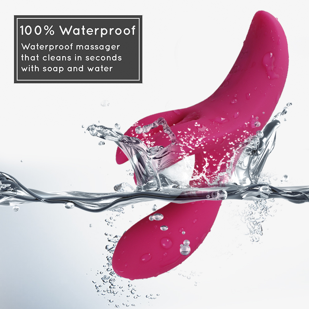 Vibromasseur point G et clitoridien &agrave; triple moteur pour femme