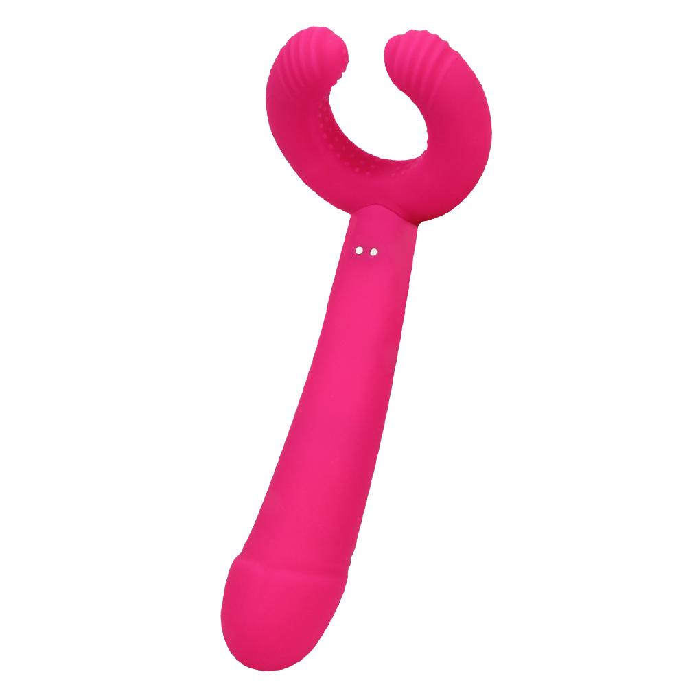 Masseur vibrant rechargeable en silicone