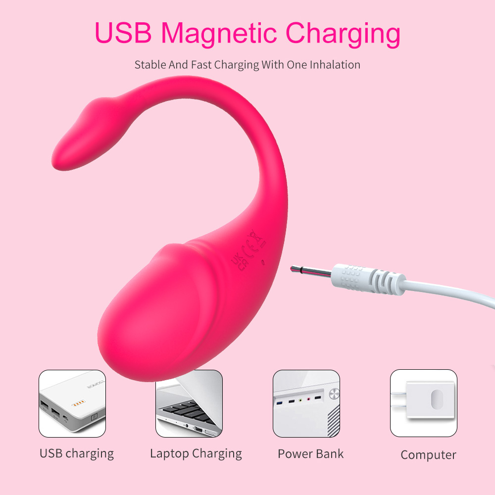 Oeuf vibrant portable intelligent