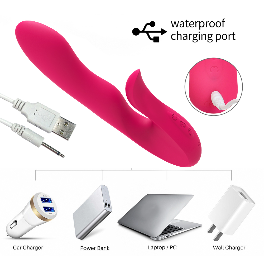 Vibromasseur double stimulation