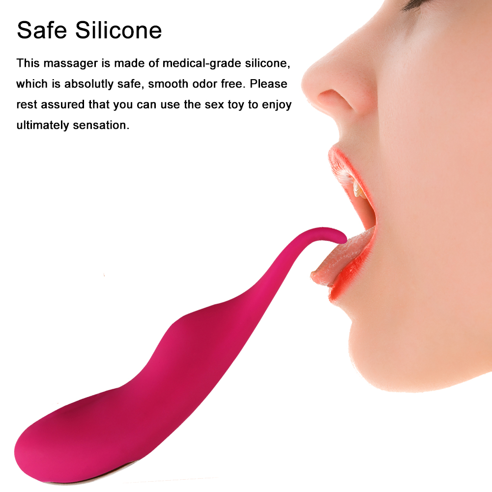 Vibromasseur incurv&eacute; &eacute;l&eacute;gant