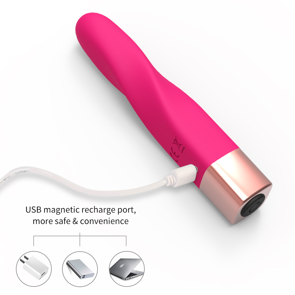 Vibromasseur rechargeable en silicone mini-balle