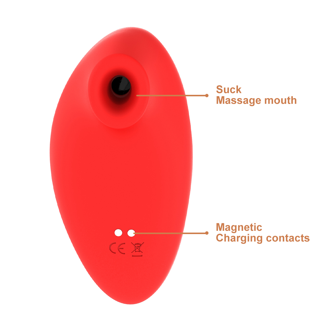 Vibrateur d'aspiration clitoridienne