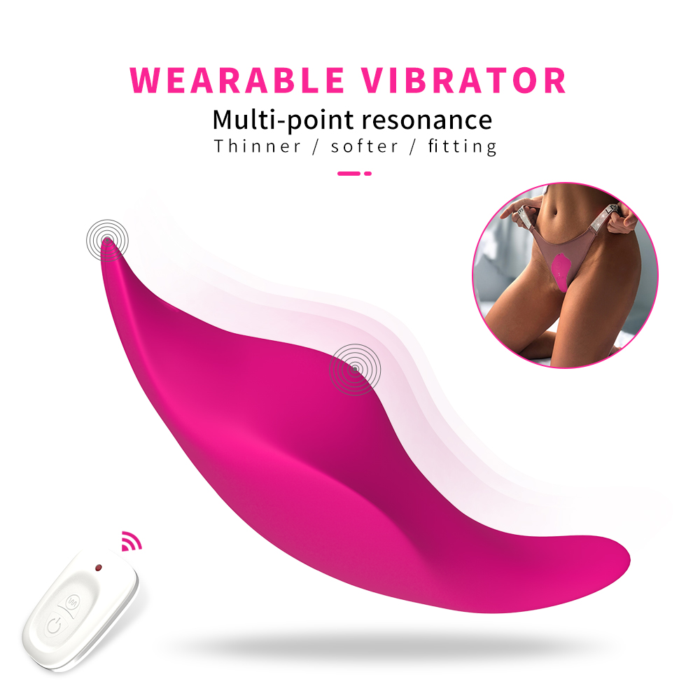 Culotte vibrante sans fil avec t&eacute;l&eacute;commande