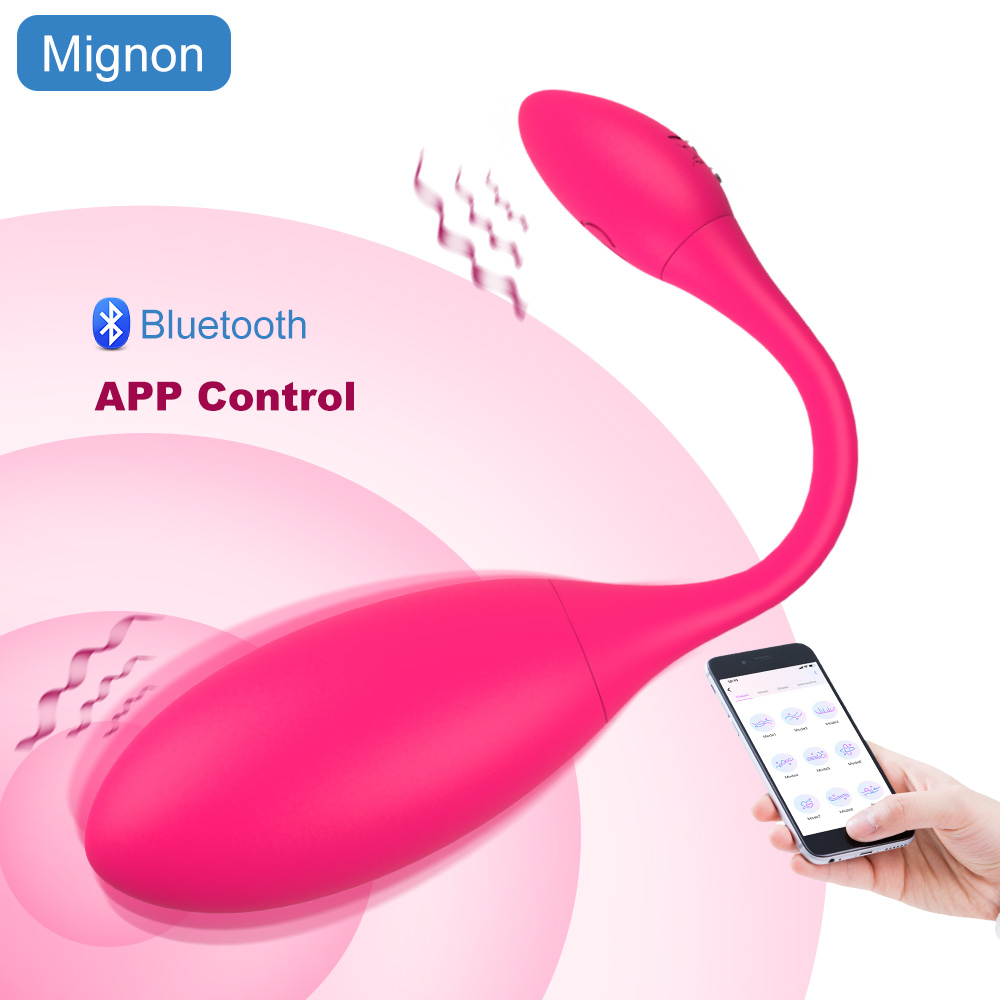 Oeuf vibrant intelligent contr&ocirc;l&eacute; par application