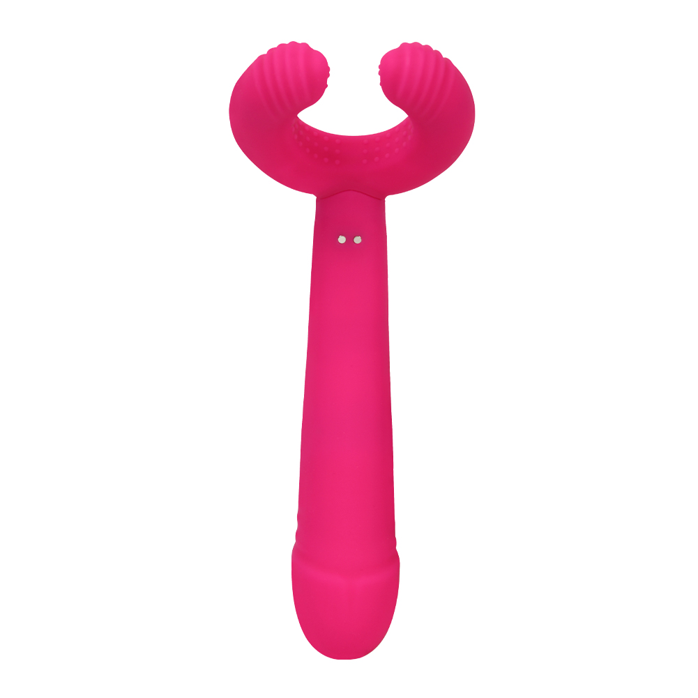Masseur vibrant rechargeable en silicone