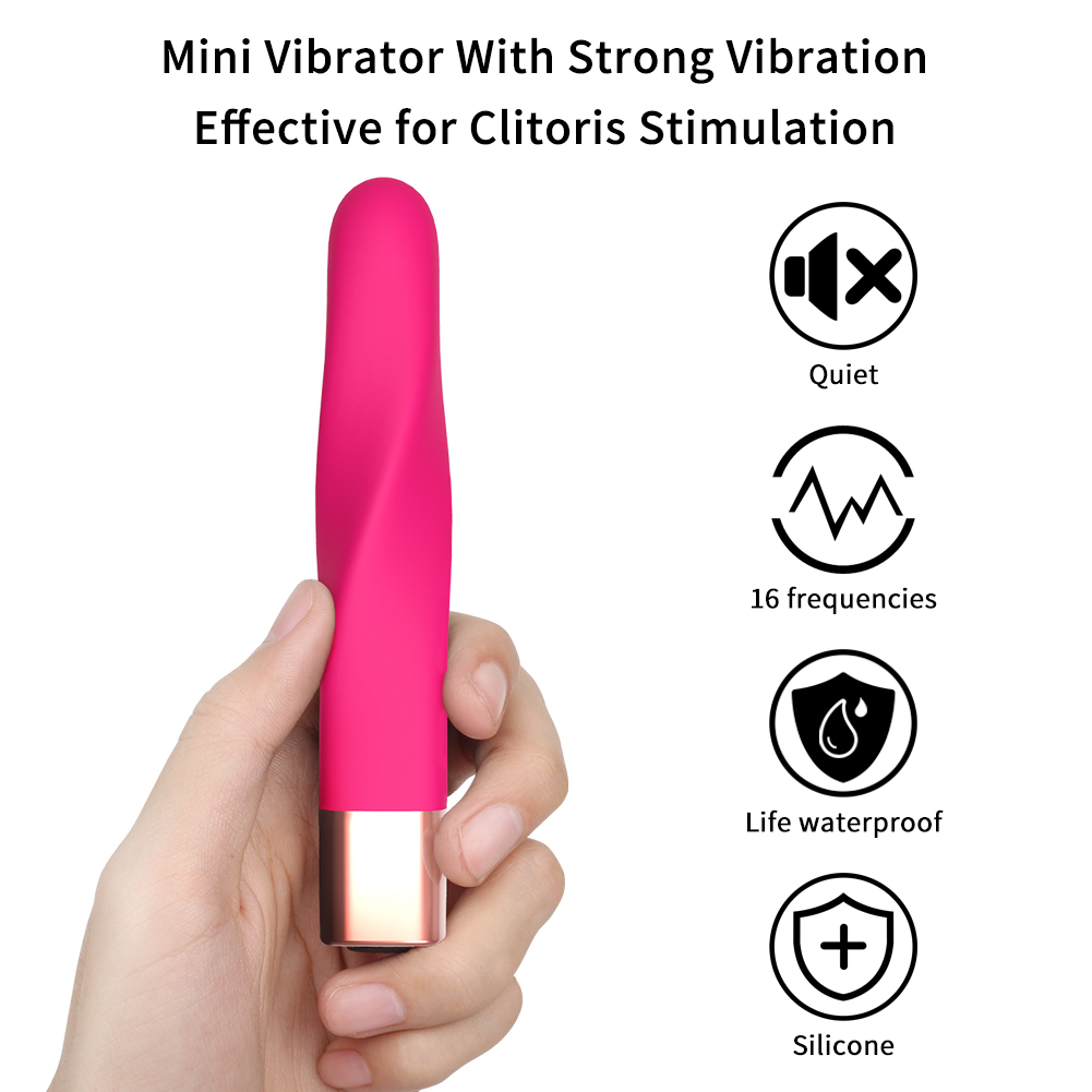 Vibromasseur rechargeable en silicone mini-balle