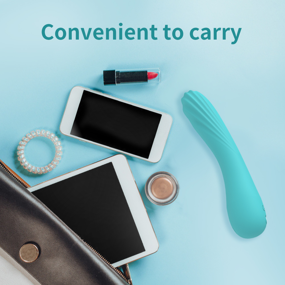 Vibromasseur point G en silicone souple pour femme