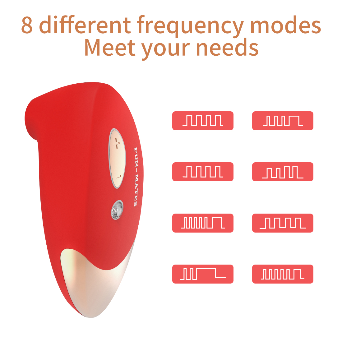 Vibrateur d'aspiration clitoridienne