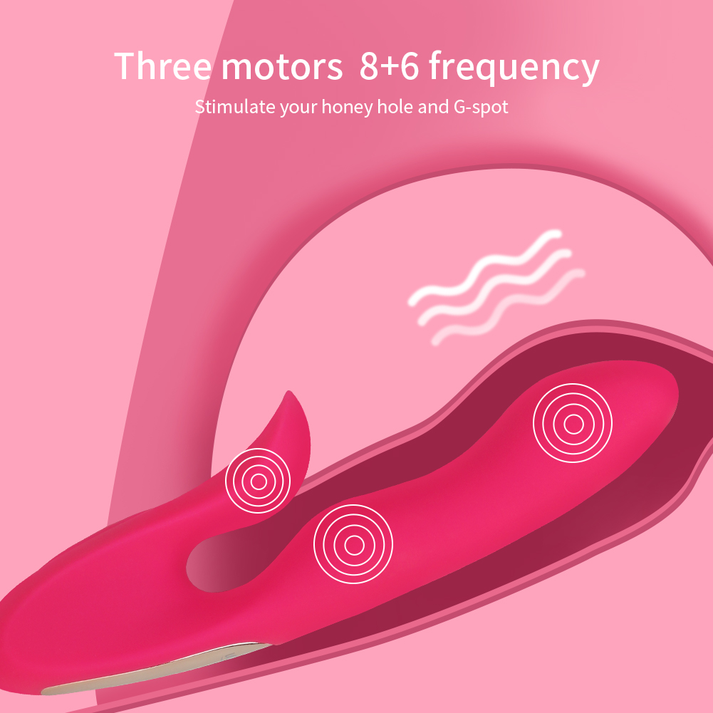 Vibromasseur double stimulation