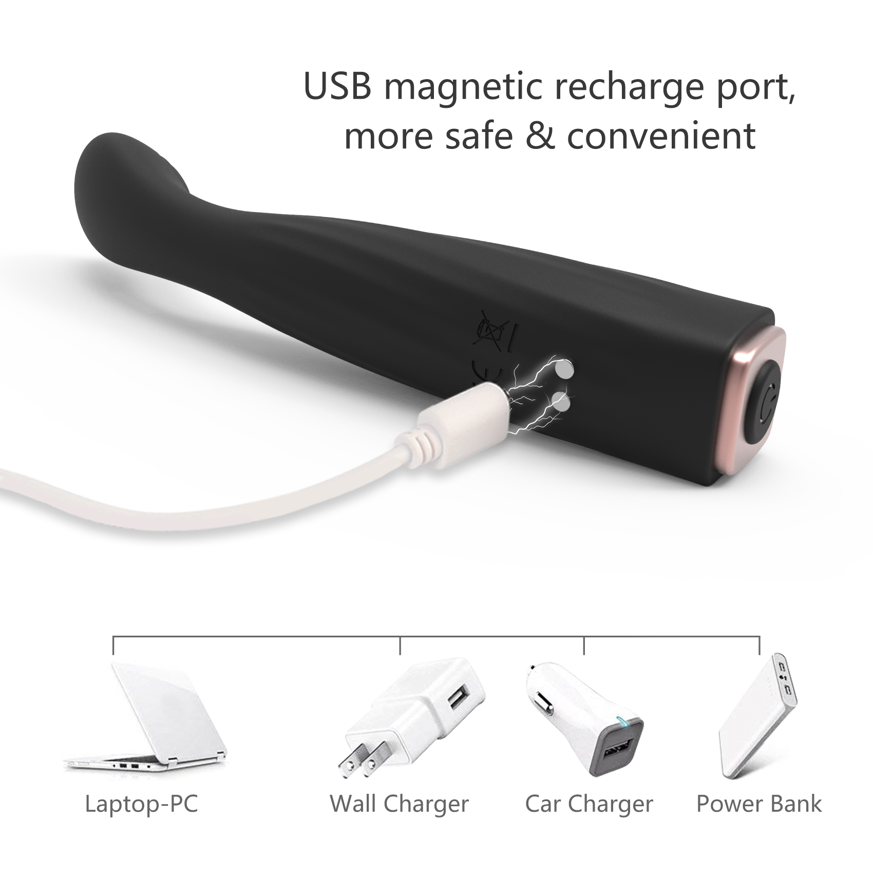 Vibromasseur point G incurv&eacute;