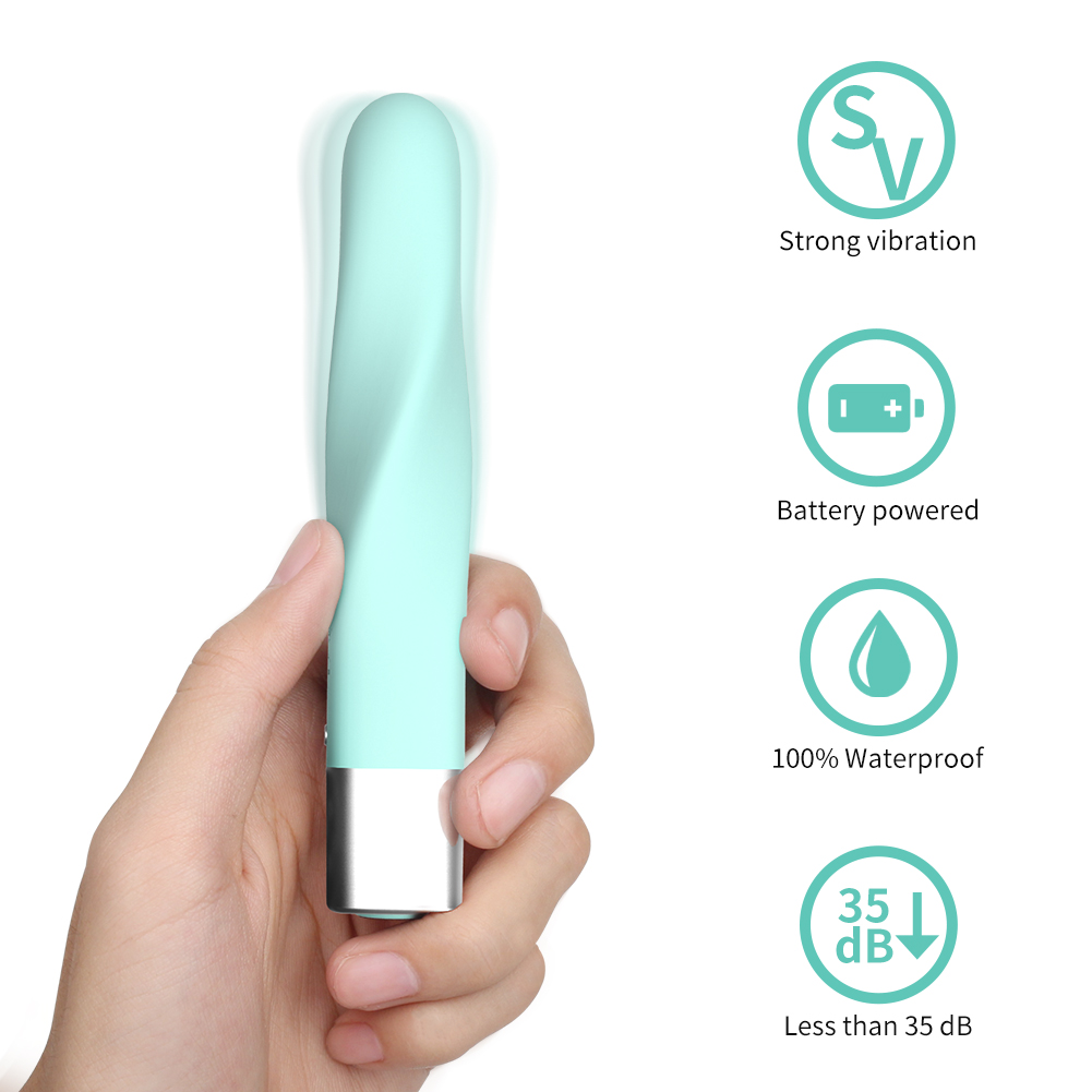 Vibromasseur rechargeable en silicone mini-balle