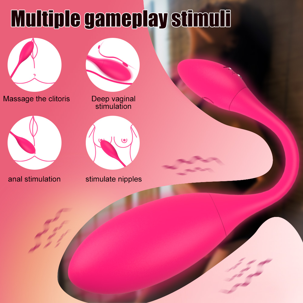 Oeuf vibrant intelligent contr&ocirc;l&eacute; par application