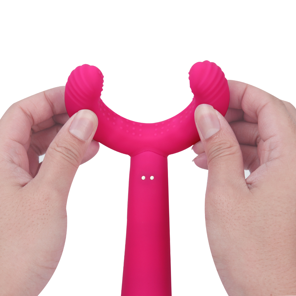 Masseur vibrant rechargeable en silicone