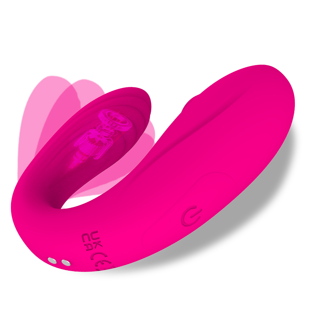 Vibromasseur couple portable avec succion