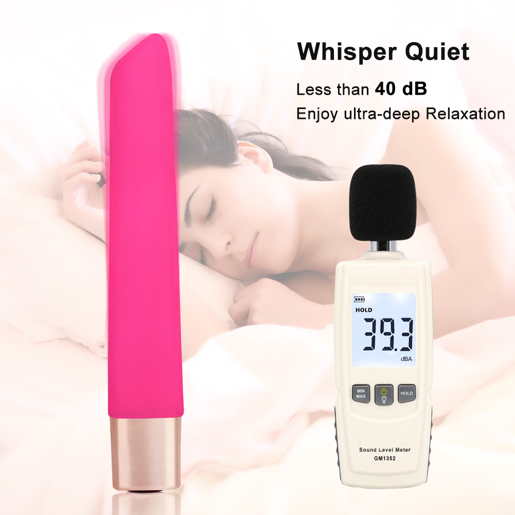 Vibrateur de balle en silicone rechargeable mince