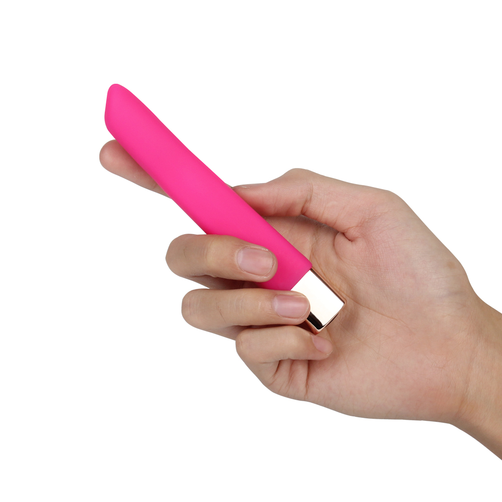 Vibrateur de balle en silicone rechargeable mince