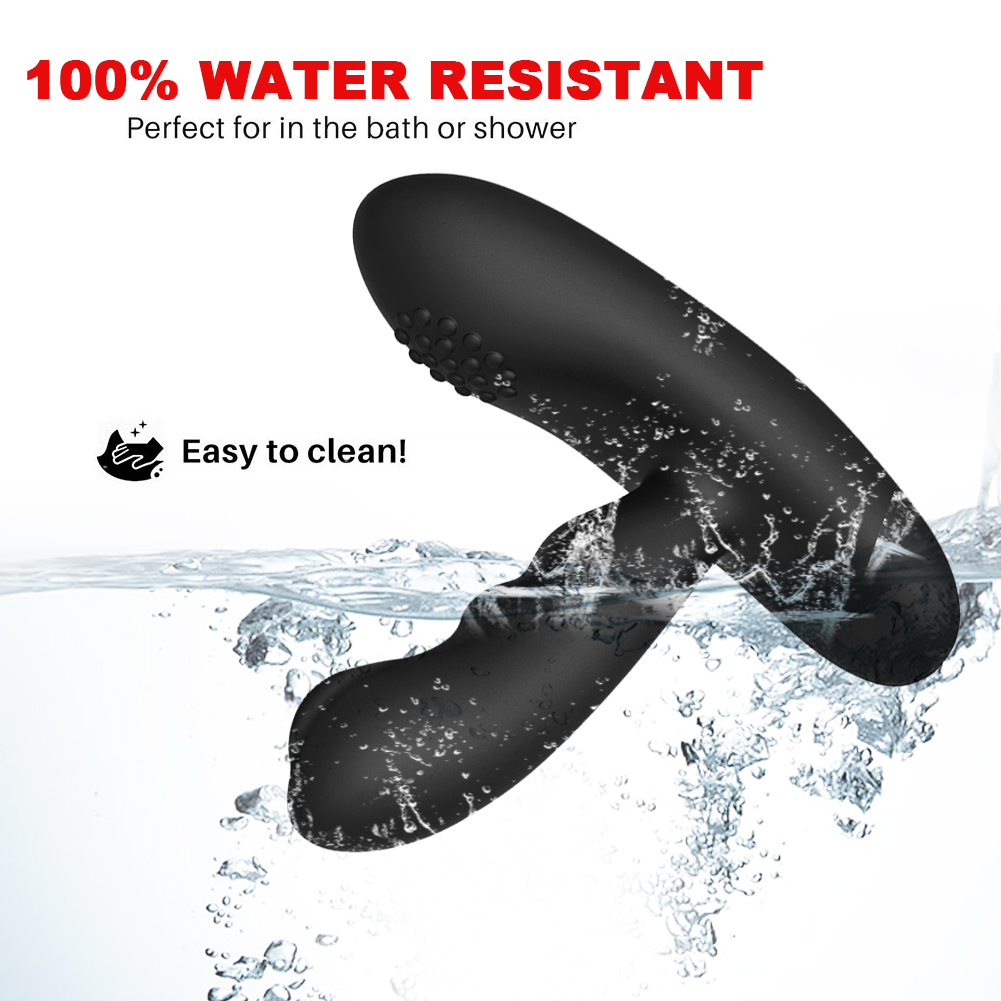 Masseur de prostate sans fil avec t&eacute;l&eacute;commande