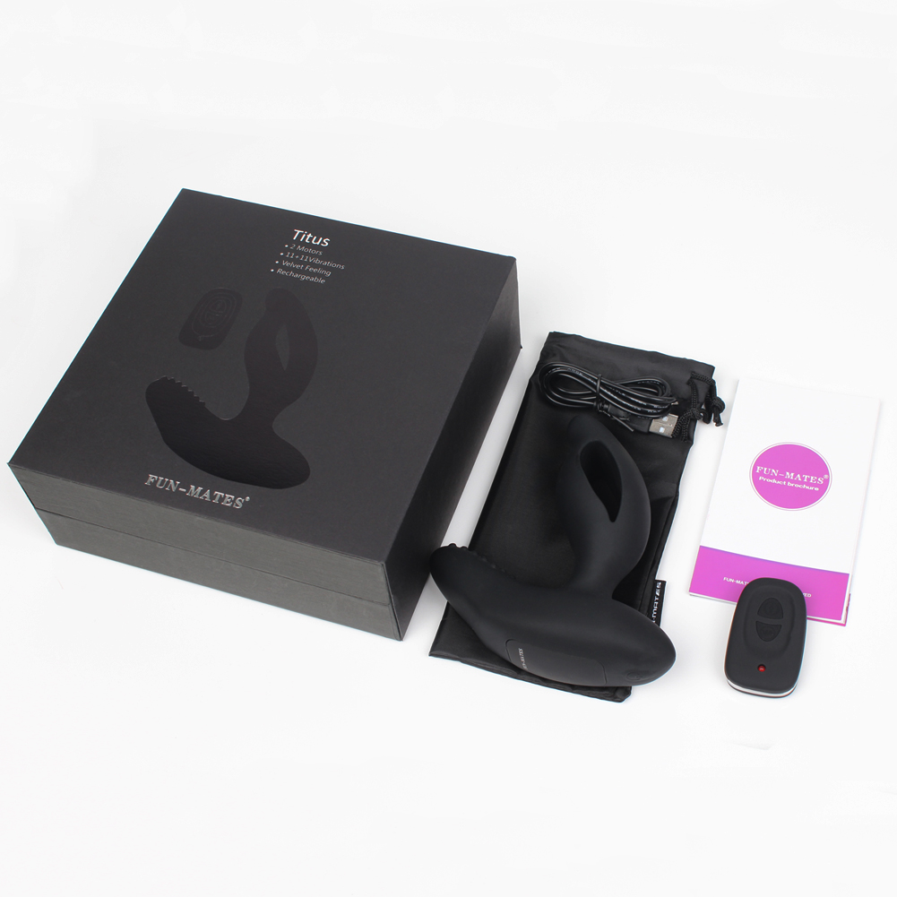 Masseur de prostate sans fil avec double stimulation