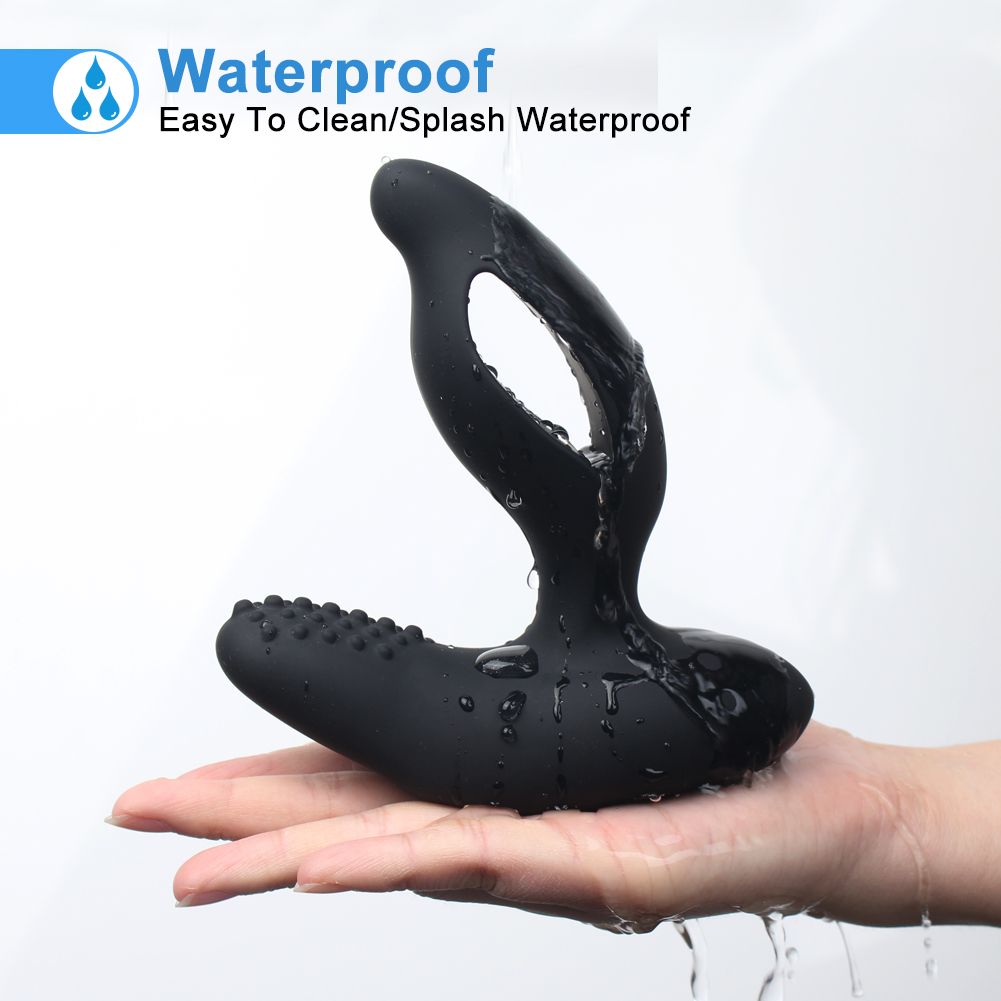 Masseur de prostate sans fil avec double stimulation