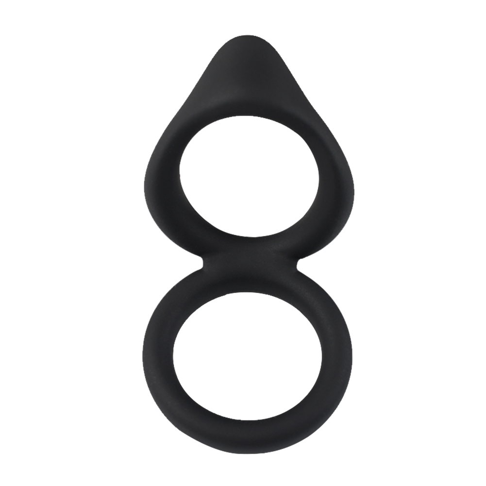 Anneaux de p&eacute;nis en silicone &agrave; double retard