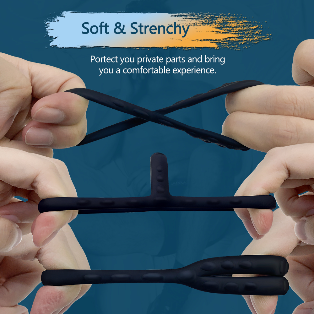Anneau de verrouillage de sperme Trident Sperme physique