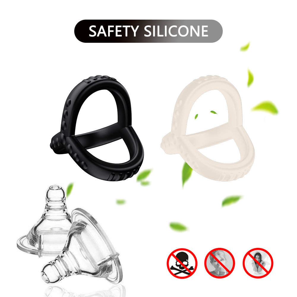 Anneau de verrouillage de sperme Trident Sperme physique